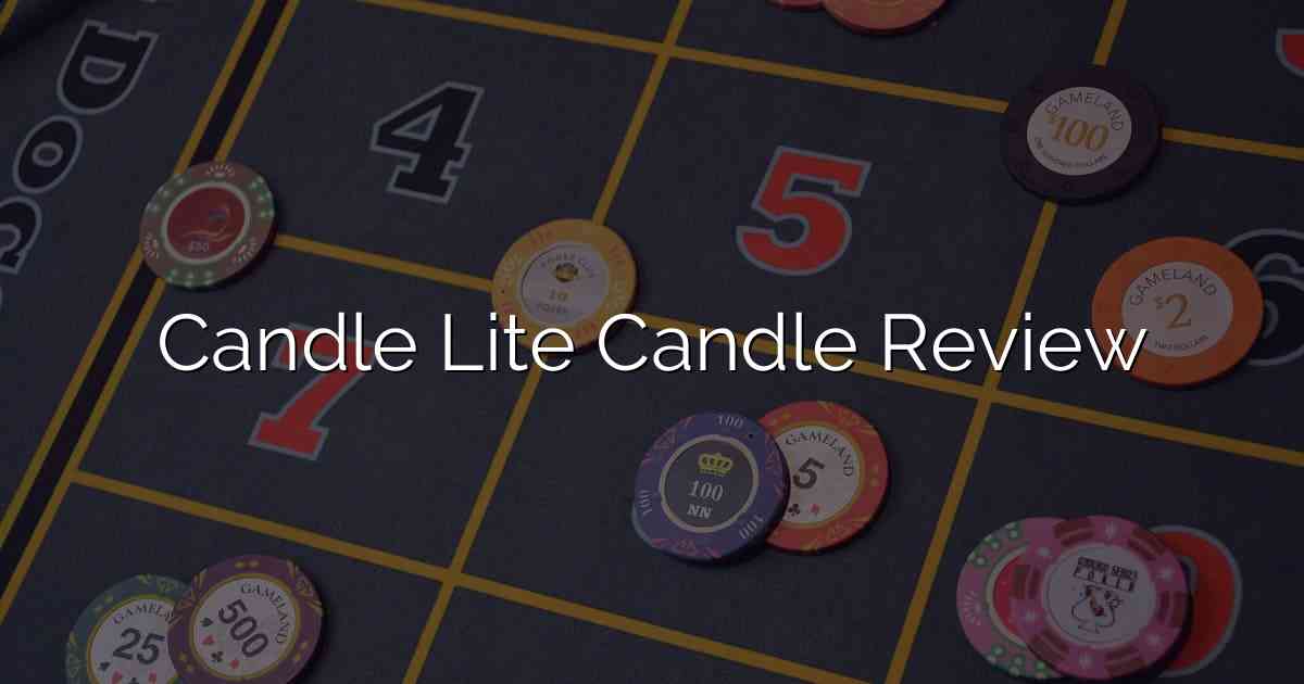 Candle Lite Candle Review
